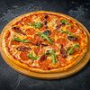 Фото к позиции меню Пицца Пепперони с пармезаном и вялеными томатами