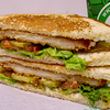 Фото к позиции меню Сендвич с куриной котлетой