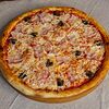 Фото к позиции меню Пицца Грибы и бекон