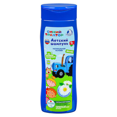 Синий трактор детский шампунь 250мл с экстрактом ромашки, заботливая мама, 63568-str