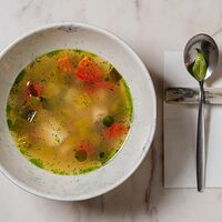 Суп с бараниной и овощами