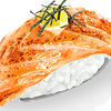 Фото к позиции меню Нигири с лососем опаленным