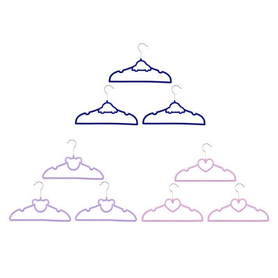 Vetta набор вешалок детских, 3шт, с покрытием флок, 3 дизайна
