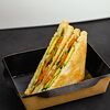 Фото к позиции меню Club-сэндвич с красной рыбой