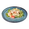 Фото к позиции меню Теплый салат с кальмаром и креветками