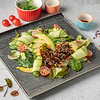 Фото к позиции меню Микс салат с копченым угрем и авокадо