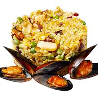 Рис с морепродуктами и карри