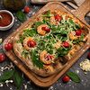 Фото к позиции меню Римская пицца с креветками