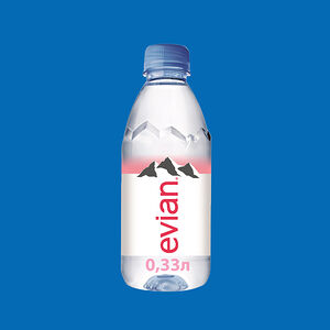 Вода Evian без газа