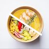 Фото к позиции меню Поке с лососем и тыквенный суп