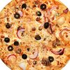 Фото к позиции меню Пицца Дары моря с соусом том ям гигантская