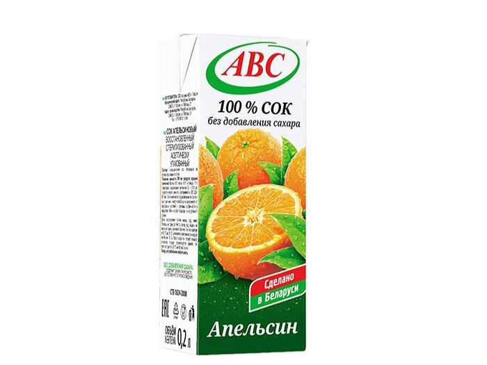 Сок Abc апельсин