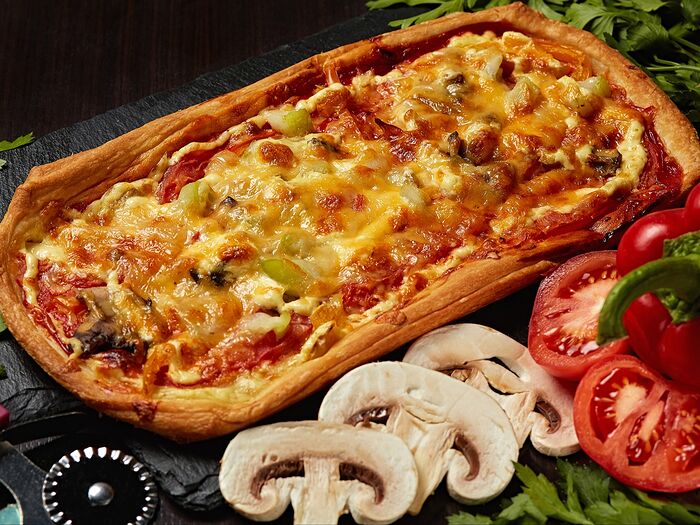 Пицца Грибная с овощами