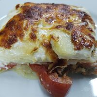 Лазанья картофельно-мясная