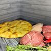 Фото к позиции меню Осетинский пирог с мраморной говядиной, свининой и цыпленком