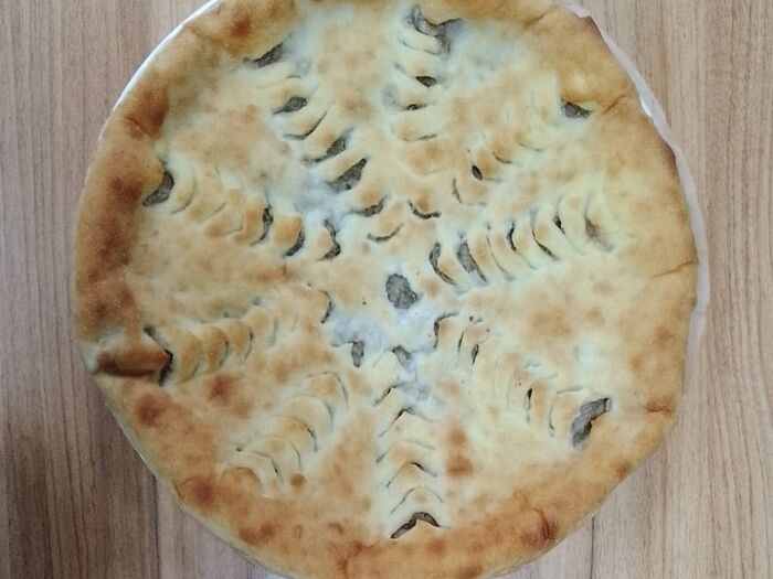 Пирог осетинский Фыдджин с нежной телятиной и воздушной бараниной