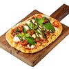 Фото к позиции меню Пиццета с томатами и сыром моцарелла