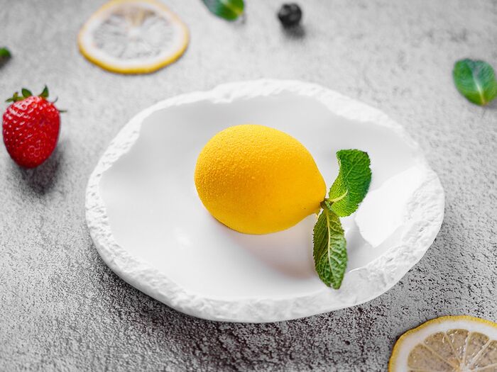 Мусс манго-маракуйя с лимоном