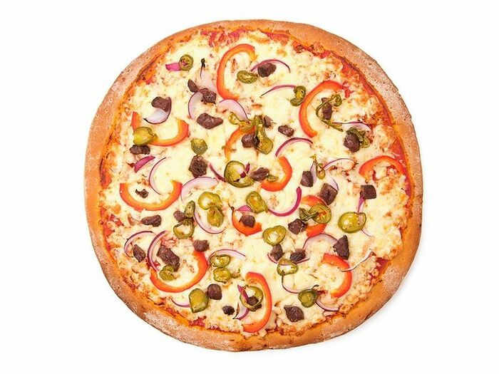 Пицца Мексиканская и фирменный соус