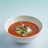 Фото к позиции меню Крем-суп томатный со страчателлой