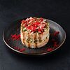 Фото к позиции меню Суши-салат с крабовым мясом, сливочным крем-чизом и тобико
