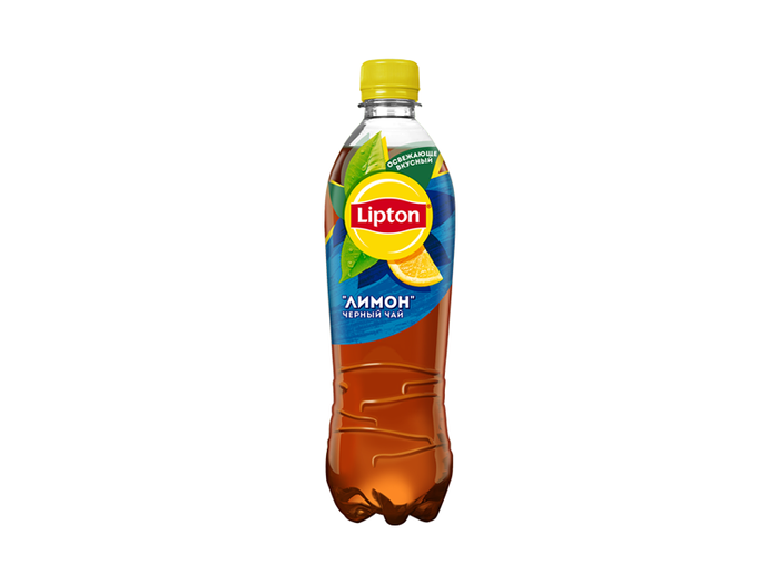 Чай Lipton Черный Лимон в бутылке 0,5 л