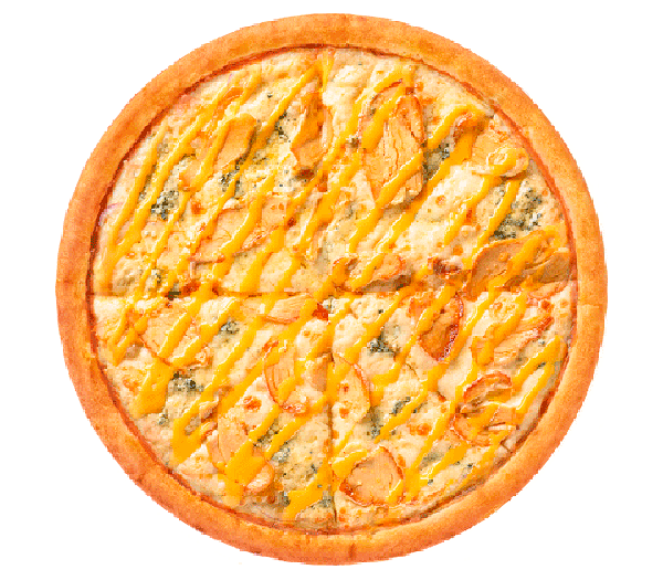 Пицца Сырный Цыплёнок 25 см традиционная