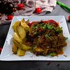 Фото к позиции меню Мясо с грибами и овощами