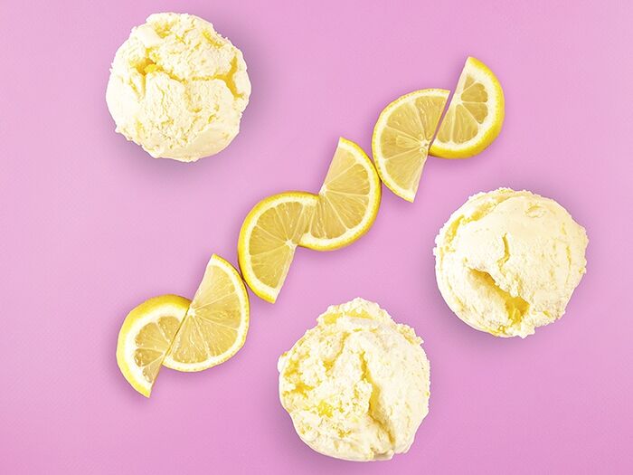 Мороженое ЛемонКрим с лимоном и лимонным джемом