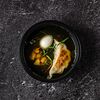 Фото к позиции меню Японский суп с пельменями гедза