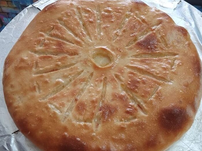 Пирог осетинский с нежной капустой