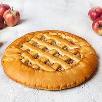Пирог с яблоком и корицей постный