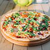 Фото к позиции меню Пицца с телятиной и вялеными томатами
