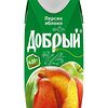 Фото к позиции меню Сок Добрый персик-яблоко