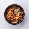 Фото к позиции меню Рис с морепродуктами, овощами и соусом терияки