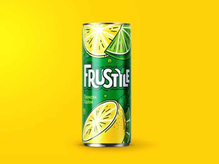 Газированный напиток Frustyle Лимон-лайм