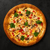 Фото к позиции меню Пицца Том Ям Дабл Креветки