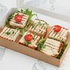 Фото к позиции меню Сет мини-сэндвичей L