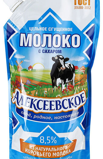 Молоко сгущеное Алексеевское 8,5% 650г