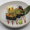Фото к позиции меню Запеченые суши с креветкой