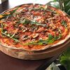 Фото к позиции меню Пицца Постная с помидорами и грибами