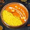 Фото к позиции меню Сыр в индийском томатно-сливочном соусе Панир Баттер Масала
