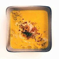 Крем суп из тыквы с индейкой