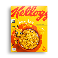 Готовый завтрак Kelloggs honey loops