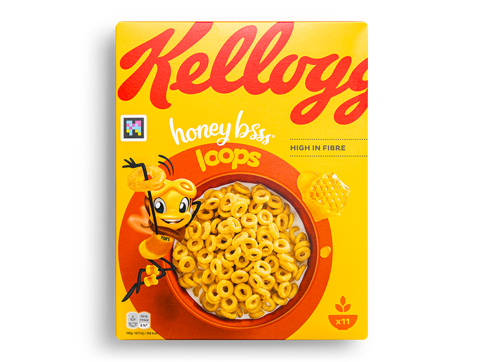 Готовый завтрак Kelloggs honey loops