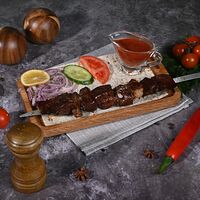 Запеченная печенка с курдюком