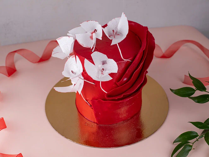 Торт Подарочный Безусловная любовь в красном 2кг