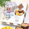 Фото к позиции меню Конфеты шоколадные мусс манго-кокос в подарочной новогодней упаковке