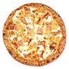 Фото к позиции меню Пицца Бекон и четыре сыра на тонком тесте