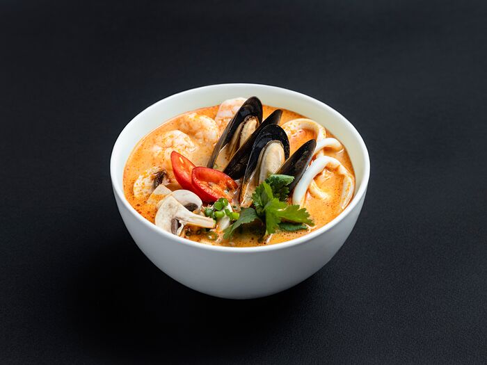 Хайнаньский суп с морепродуктами
